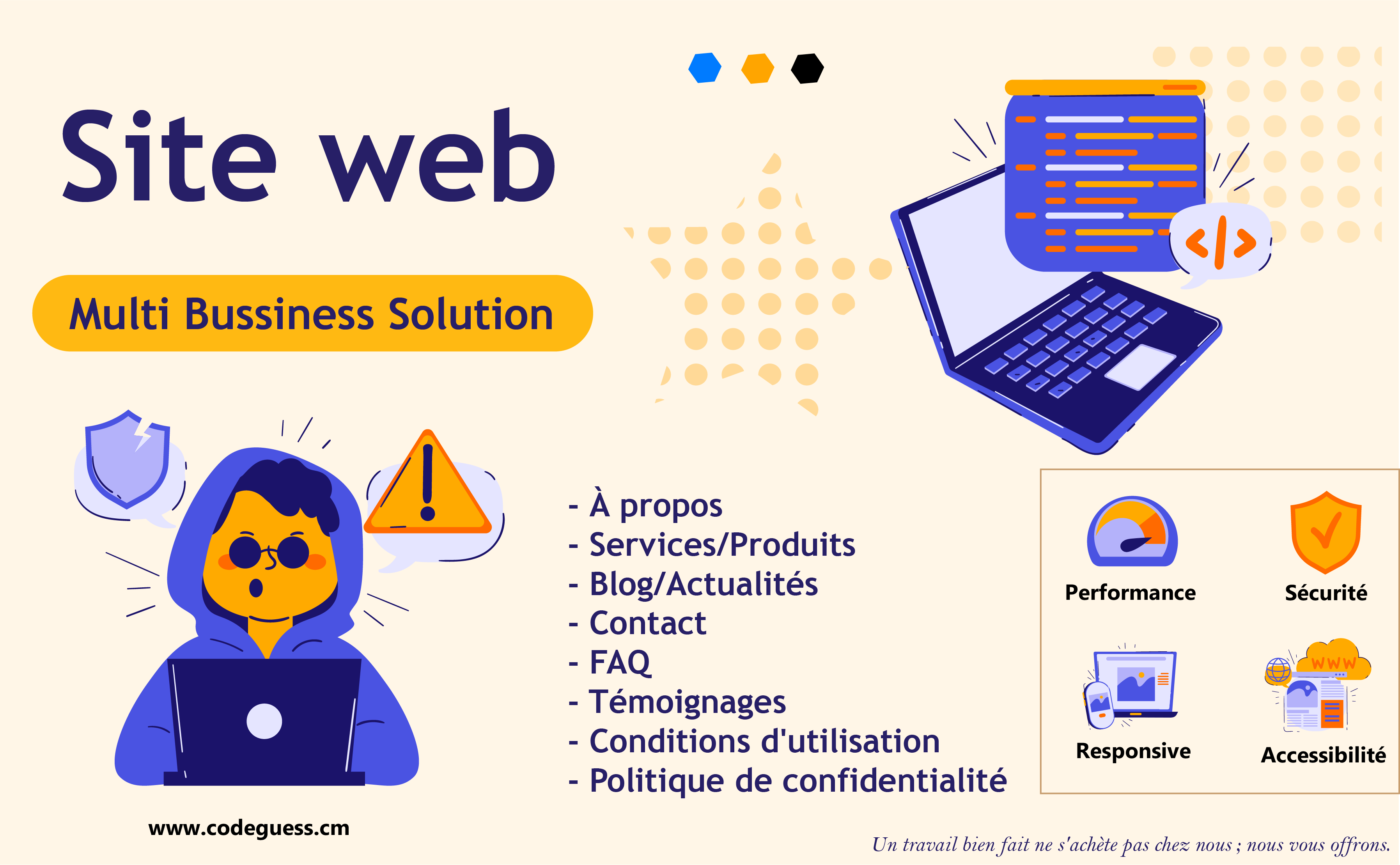 web site multi business solution